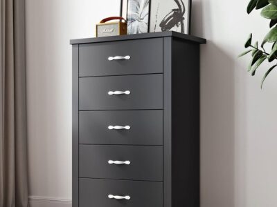 Used 5 Drawers Dresser Black Color